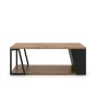 Albi Walnut / Black Metal Coffee Table | Style Our Home
