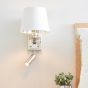 Harveyano Wall Light Bright Nickel