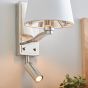 Harveyano Wall Light Bright Nickel