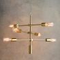 Rubensano 6 Pendant Light Brushed Gold