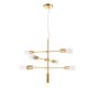 Rubensano 6 Pendant Light Brushed Gold