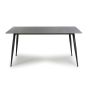 Highgrwick 1.6m Grey Granite Effect Ceramic Dining Table