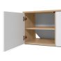 Albi Light Oak / White Metal Tv Stand 190 | Style Our Home
