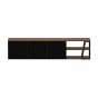Albi Walnut / Black Metal Tv Stand 190 | Style Our Home
