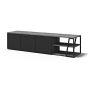 Albi Concrete / Black Metal Tv Stand 190 | Style Our Home

