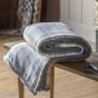 Tartano Sherpa Throw Grey by Gallary Living | Style Our Home