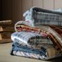 Tartano Sherpa Throw Grey