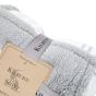 Tartano Sherpa Throw Grey
