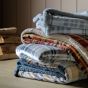 Tartano Sherpa Throw Natural