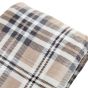Tartano Sherpa Throw Natural