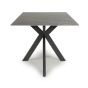 Highgrwick 1.6m Grey Marble Effect Ceramic Dining Table