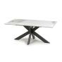 Helmsbrook White Marble Effect Ceramic Coffee Table
