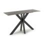 Montrfield Grey Marble Effect Ceramic Console Table