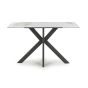 Montrfield White Marble Effect Ceramic Console Table