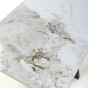 Montrfield White Marble Effect Ceramic Console Table