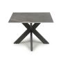 Huxlstone Grey Marble Effect Ceramic End Table