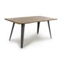 Highgrwick Wood Effect Curved Edge Dining Table