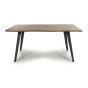Highgrwick Wood Effect Curved Edge Dining Table