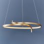 Rafeano Pendant Light Brushed Gold by Gallary Living | Style Our Home