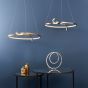 Rafeano Pendant Light Brushed Gold