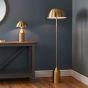 Novano 1 Floor Light Antique Brass