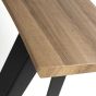Montrfield Wood Effect Curved Edge Console Table