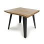 Huxlstone Wood Effect Curved Edge End Table