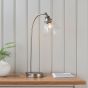Hansano 1 Table Light Brushed Silver by Gallary Living | Style Our Home