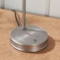Hansano 1 Table Light Brushed Silver