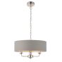Highclano 3 Pendant Light Nickel,Charcoal Size