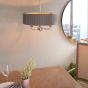 Highclano 3 Pendant Light Nickel,Charcoal