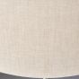 Highclano 3 Table Light Chrome,Natural Linen