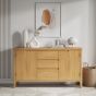 Ekero Oak 2 Door 3 Drawer Large Sideboard by Hertiance Furniture | Style Our Home