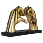 Bookstands Love (Black/gold) by  Richmond Interiors | Style Our Home