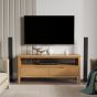 Ekero Oak Plasma Tv Unit by Hertiance Furniture | Style Our Home