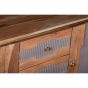 Ashgrove Acacia Wood 2 Doors 3 Drawers Sideboard