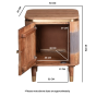 Ashgrove Acacia Wood Bedside Table