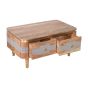 Ashgrove Acacia Wood 2 Drawers Coffee Table