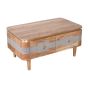 Ashgrove Acacia Wood 2 Drawers Coffee Table