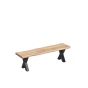 Crafted Live Edge160 Cm X Leg Bench by Heritance Furniture | Style Our Home