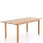 Arlyn Natual Oak 160/200cm Extending Dining Table by Hertiance Furniture | Style Our Home