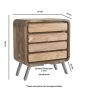 Birchmoor 4 Drawer Wide Chest
