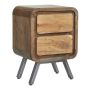 Birchmoor 2 Drawer Lamp Table by Karvello Designs | Style Our Home
