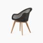 Edgard Dining Chair Teak Base by Vincent Sheppard in Old Lace | Style Our Home