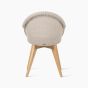 Edgard Dining Chair Teak Base by Vincent Sheppard in Old Lace | Style Our Home