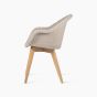 Edgard Dining Chair Teak Base by Vincent Sheppard in Old Lace | Style Our Home