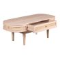 Clovelly Cane & Mango Wood 1 Drawer Coffee Table