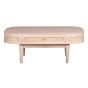 Clovelly Cane & Mango Wood 1 Drawer Coffee Table by Karvello Designs | Style Our Home