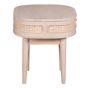 Clovelly Cane & Mango Wood Bedside Table by Karvello Designs | Style Our Home
