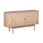 Clovelly Cane & Mango Wood 4 Doors Sideboard